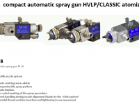 M18 automatic spray gun system, compact version